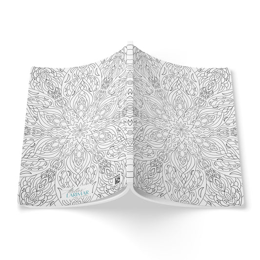 DIY Lotus Flower Mandala Softcover Journal (free US shipping)