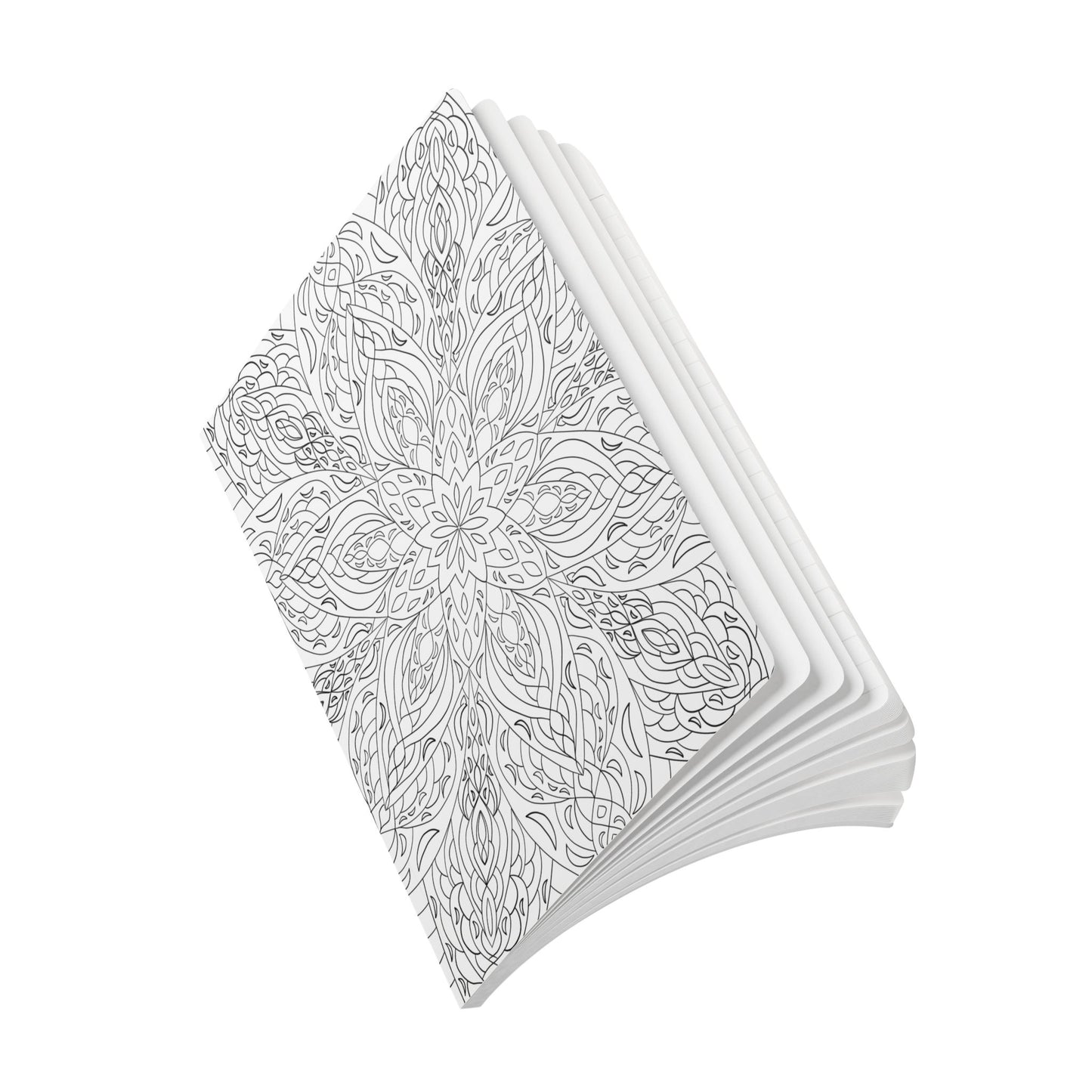 DIY Lotus Flower Mandala Softcover Journal (free US shipping)