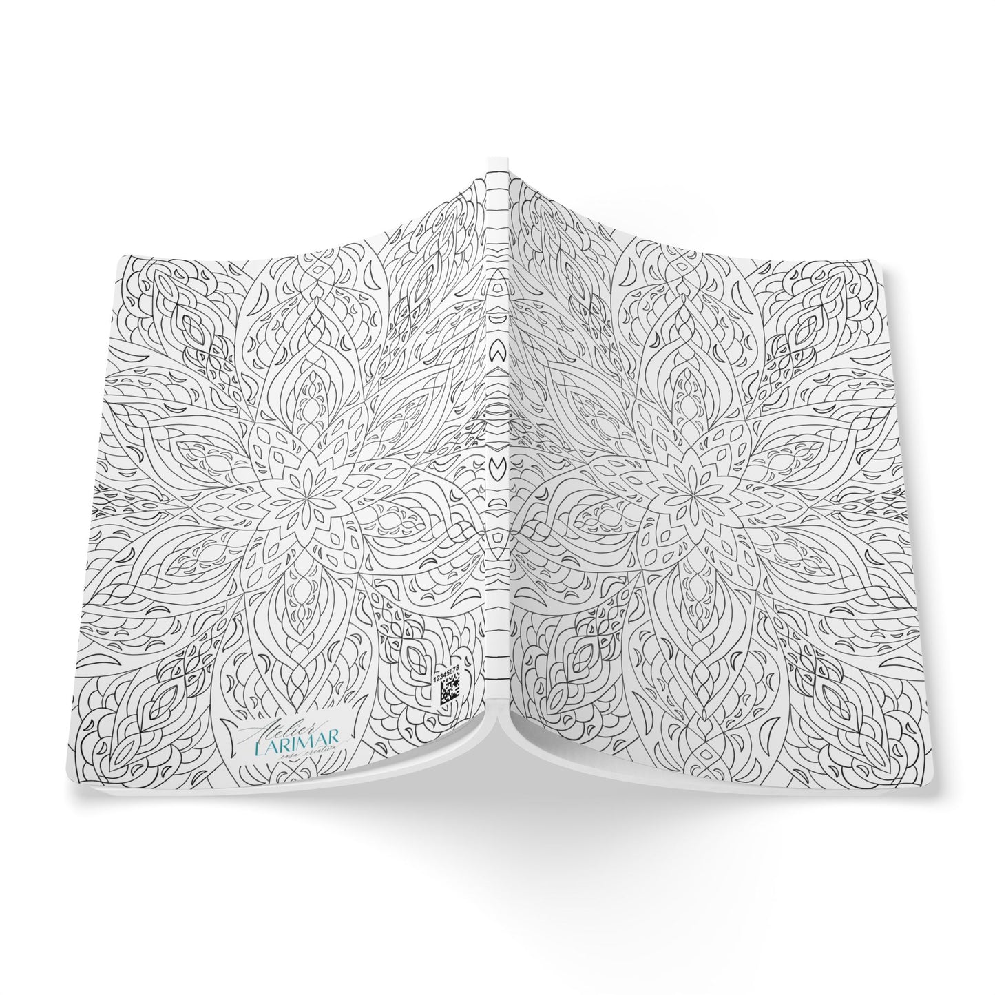 DIY Lotus Flower Mandala Softcover Journal (free US shipping)