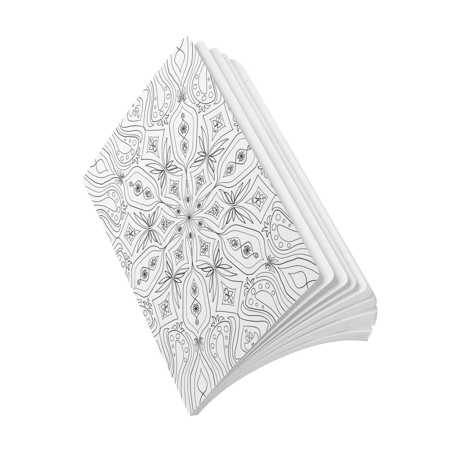 DIY Plantain Lily Mandala Softcover Journal (free US shipping)