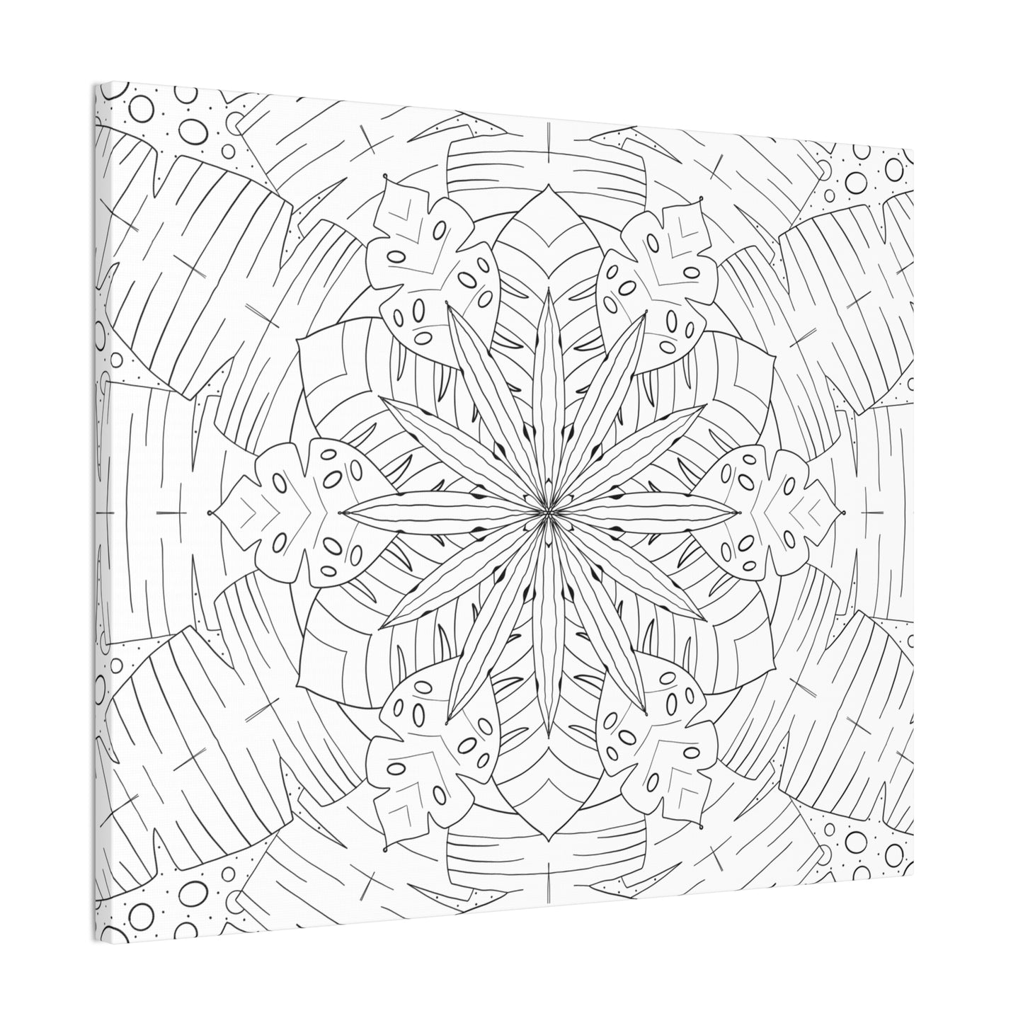 DIY Jungle Star Mandala Canvas Wall Art (free US shipping)