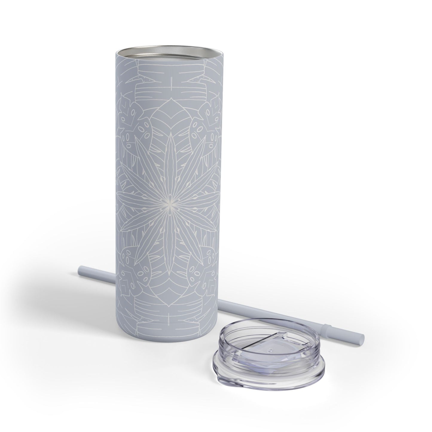 Chic Travel Tumbler, Floral Design, Eco-Friendly Travel Cup (free US shipping)