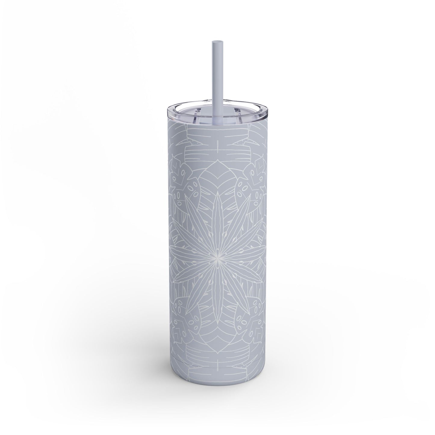 Chic Travel Tumbler, Floral Design, Eco-Friendly Travel Cup (free US shipping)