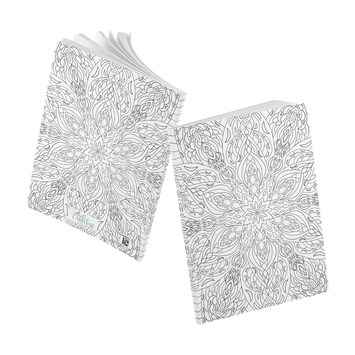 DIY Lotus Flower Mandala Softcover Journal (free US shipping)