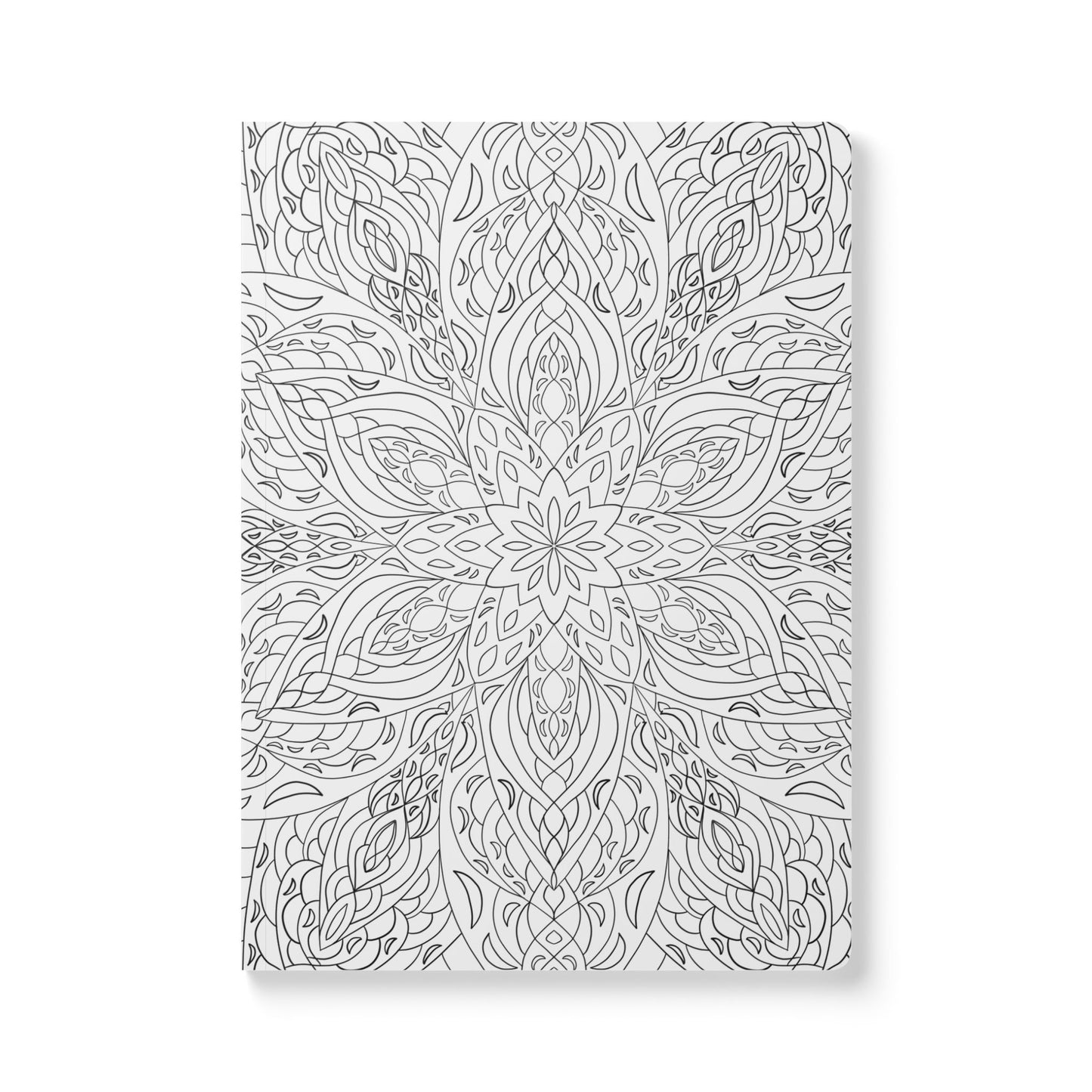 DIY Lotus Flower Mandala Softcover Journal (free US shipping)