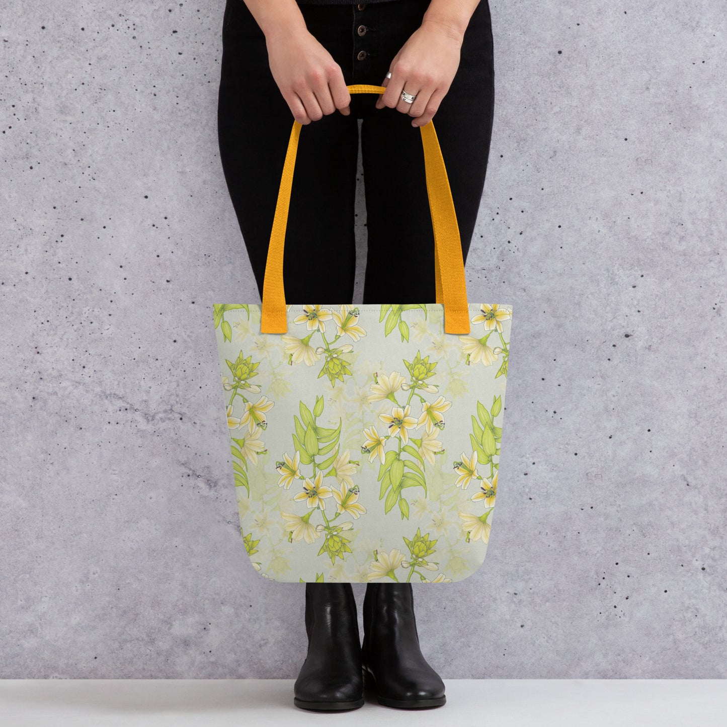 Lilies' Strut Collection Bold Floral Tote Bag (free US shipping)