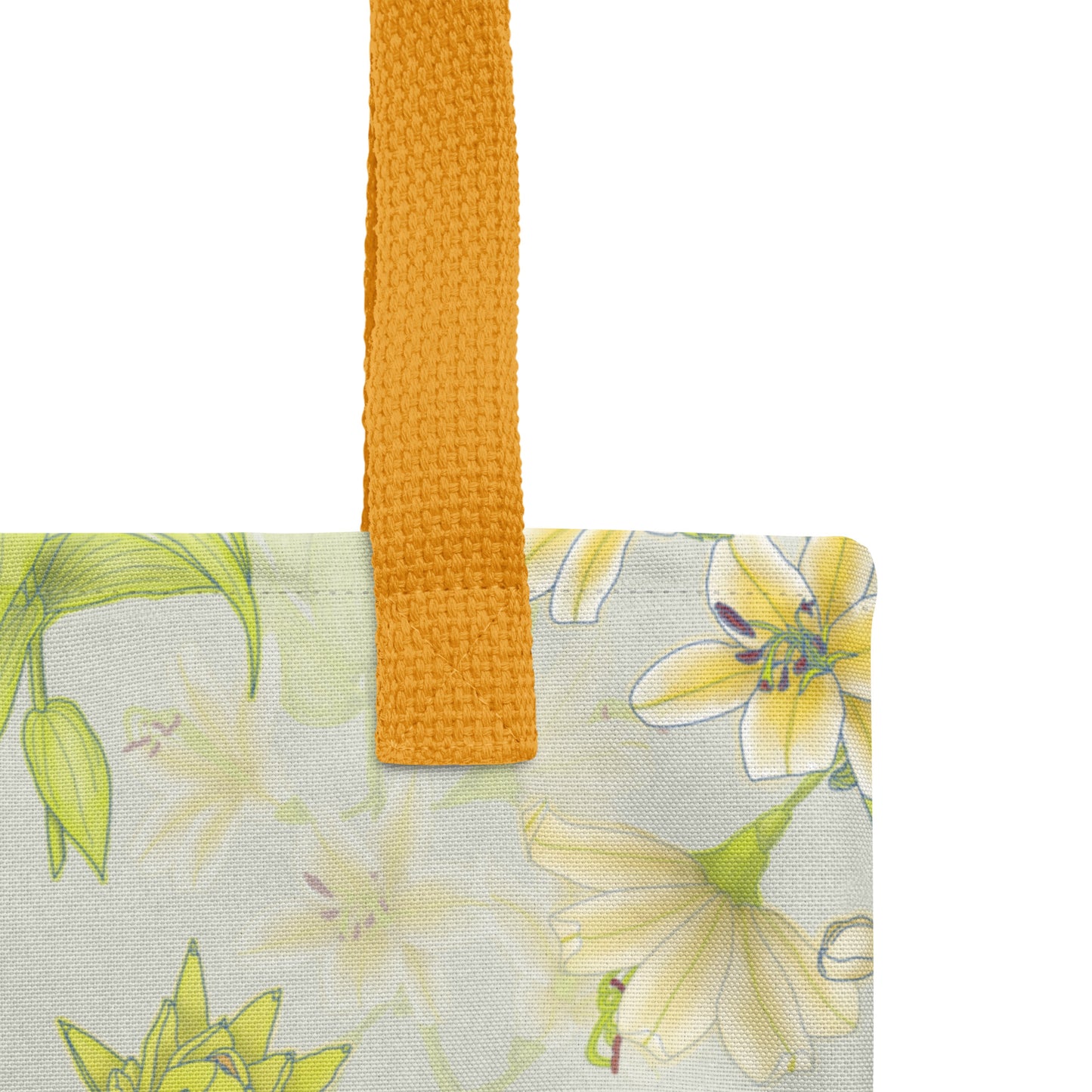 Lilies' Strut Collection Bold Floral Tote Bag (free US shipping)